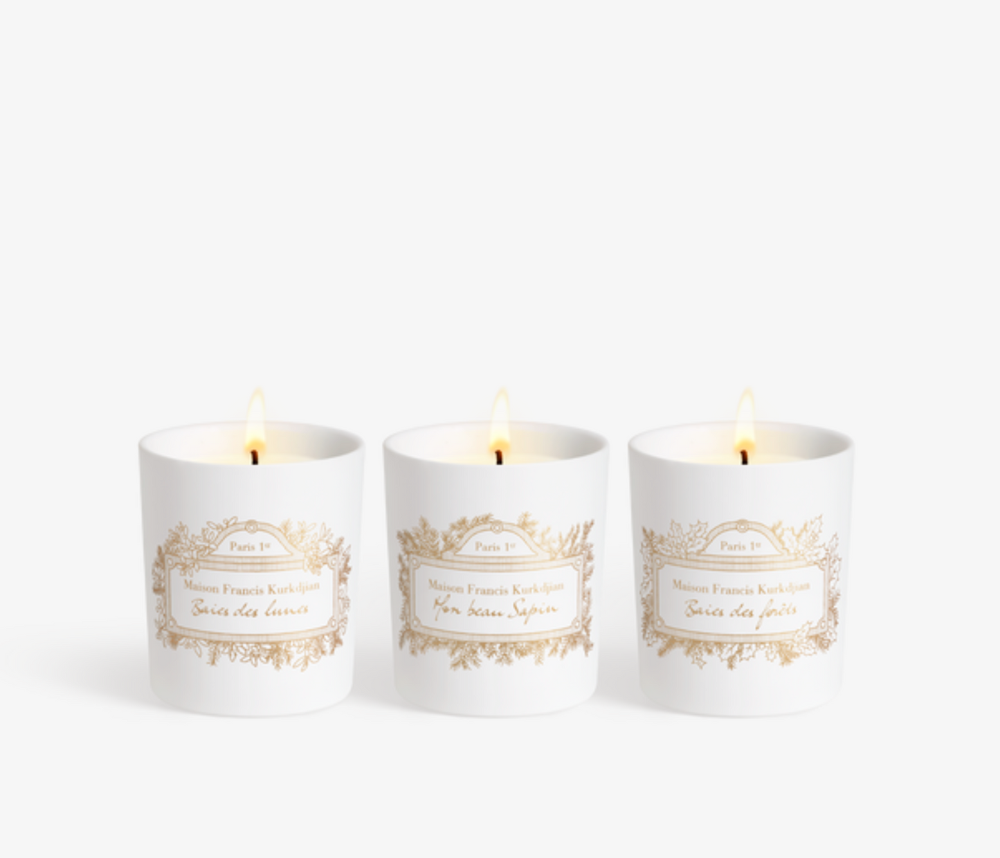 Holiday Scented Candle Trio